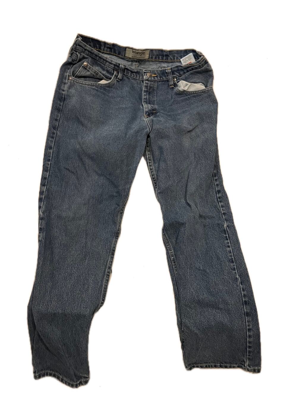 Wrangler Straight Leg Jeans Mens 34x32